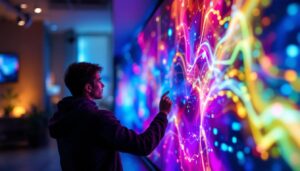 A photograph of a sleek