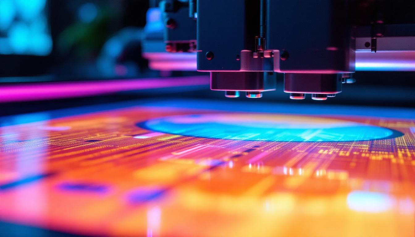 A photograph of a vibrant