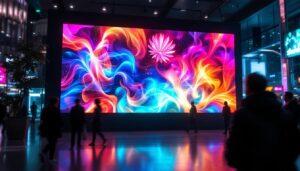 A photograph of a vibrant