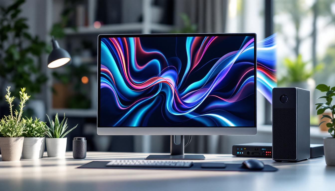 A photograph of a sleek