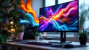 A photograph of a sleek