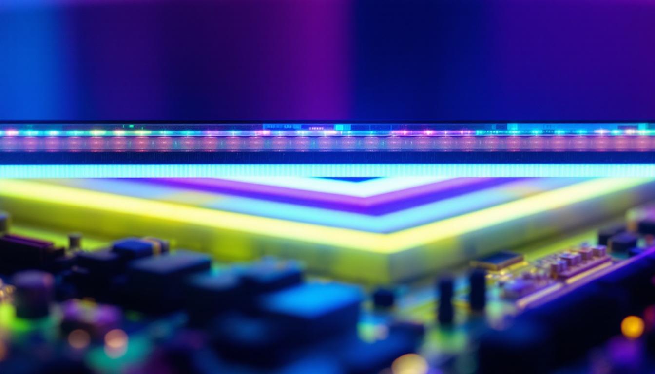 A photograph of a close-up view of an lcd screen digitizer