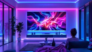 A photograph of a sleek