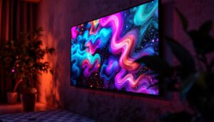 A photograph of a vibrant