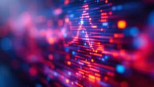 A photograph of capture a photograph of a close-up view of a liquid crystal display (lcd) screen in action