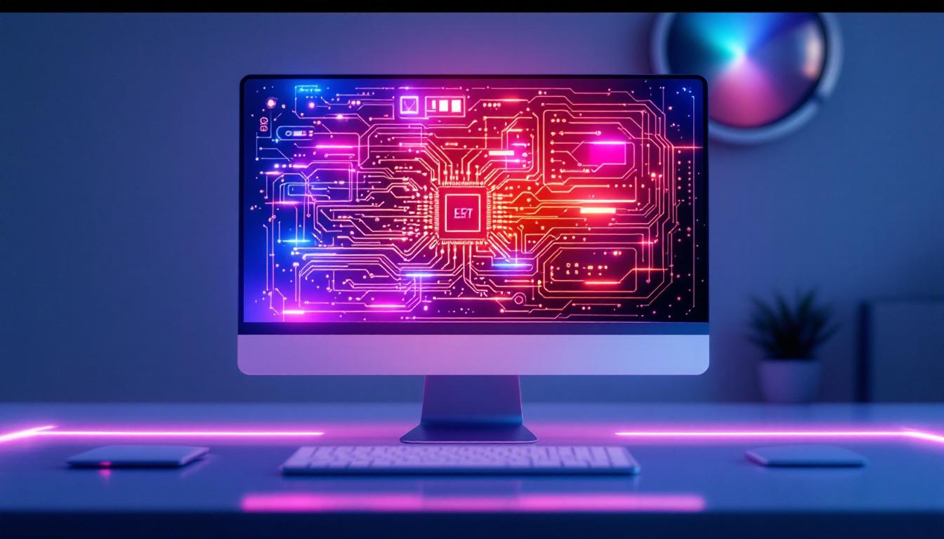 A photograph of a sleek