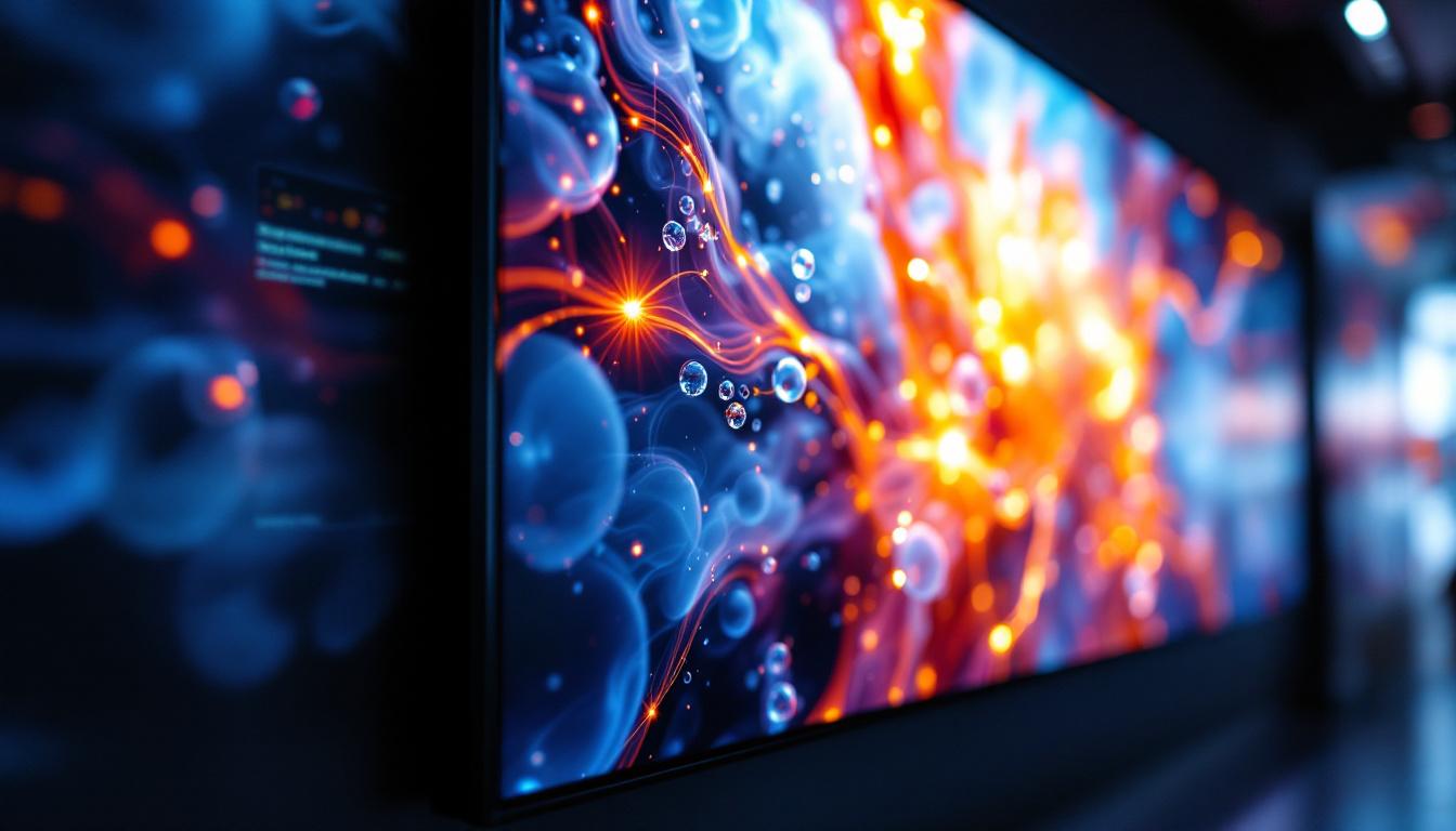 A photograph of a vibrant