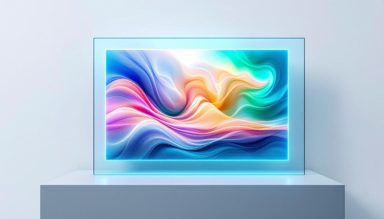 A photograph of a sleek