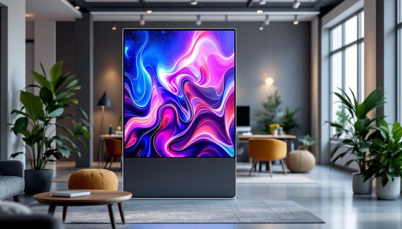 A photograph of a sleek