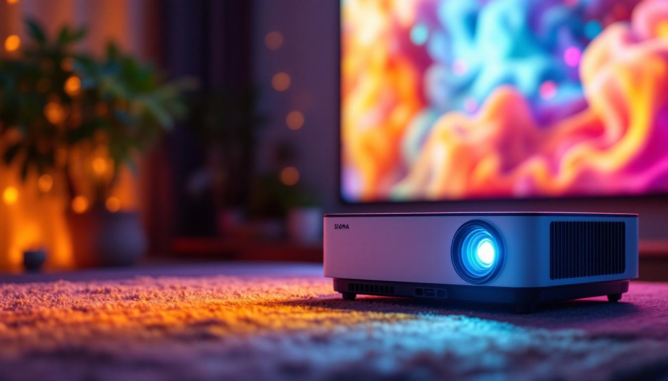 A photograph of a vibrant