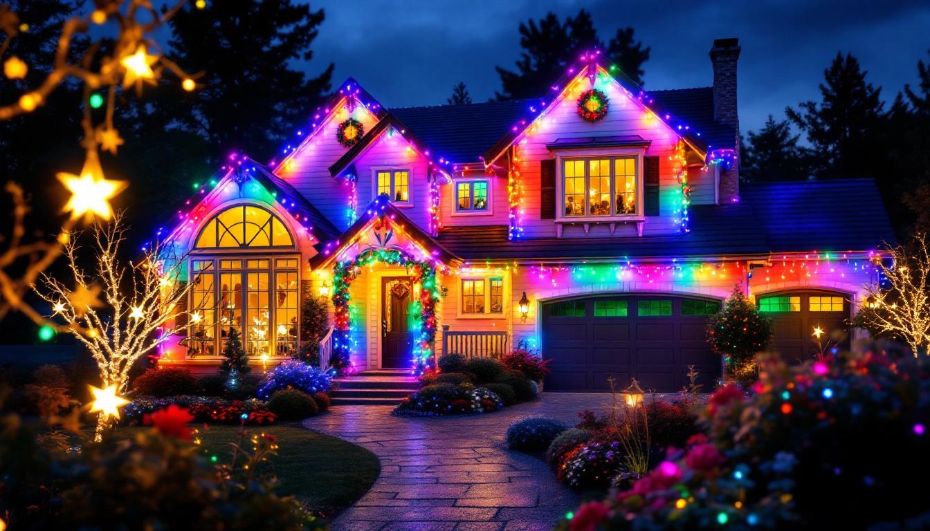 A photograph of a vibrant