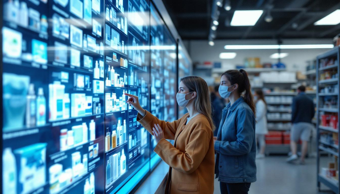 A photograph of capture a photograph of a well-organized medical supply store in beaverton
