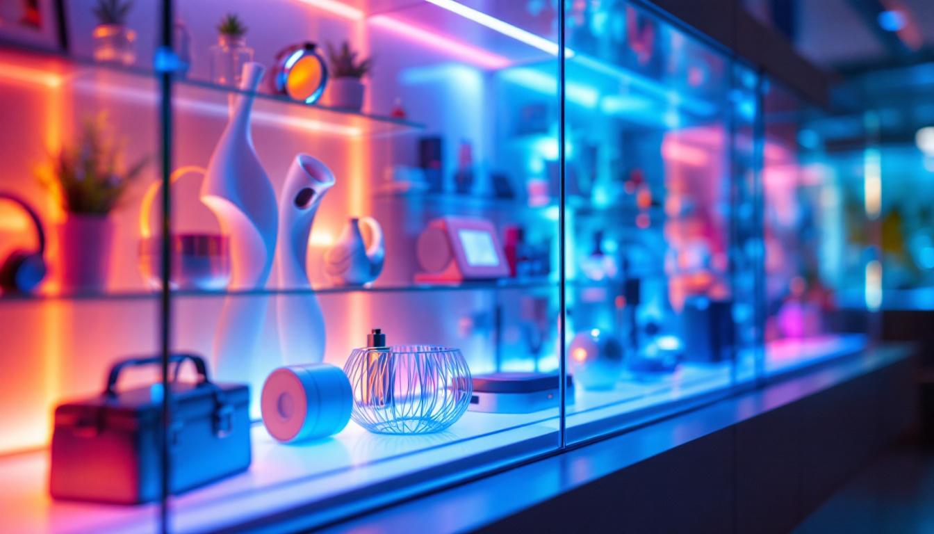 A photograph of a sleek