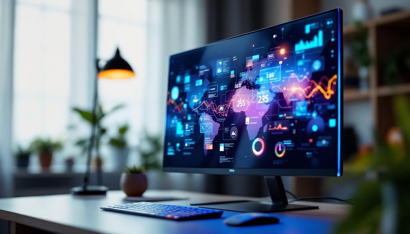 A photograph of a sleek