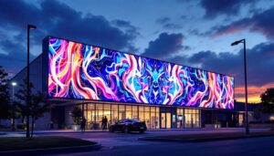 A photograph of capture a photograph of the vibrant led display at 1577 spring hill rd