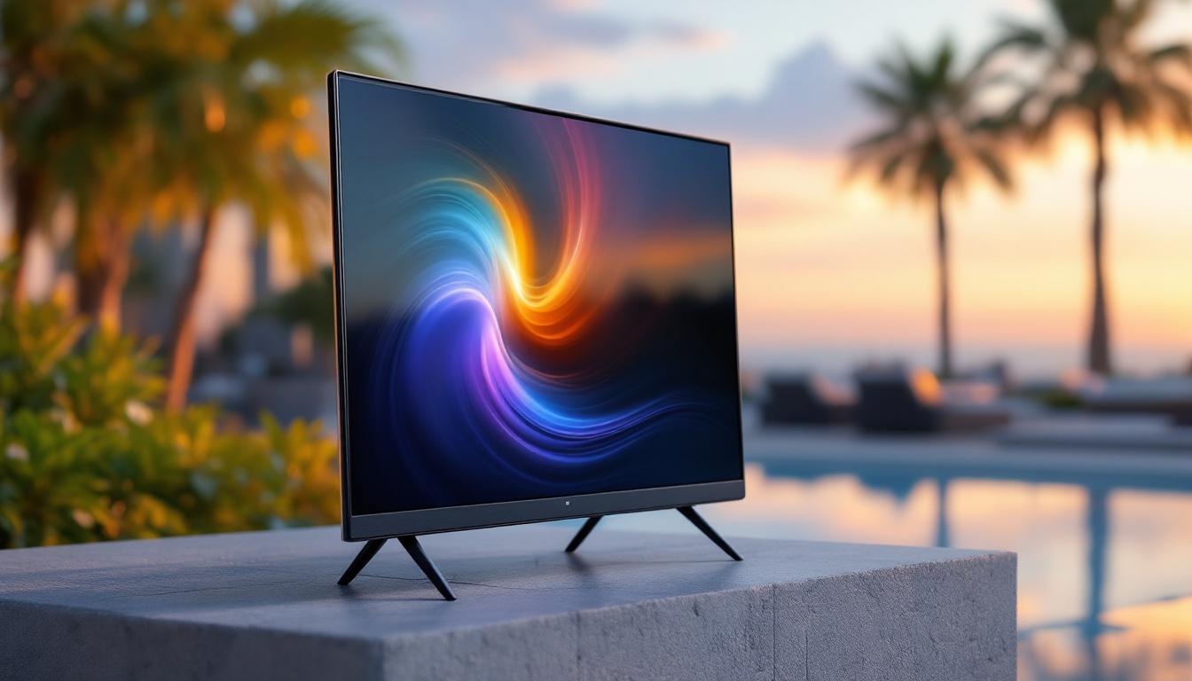 A photograph of a sleek