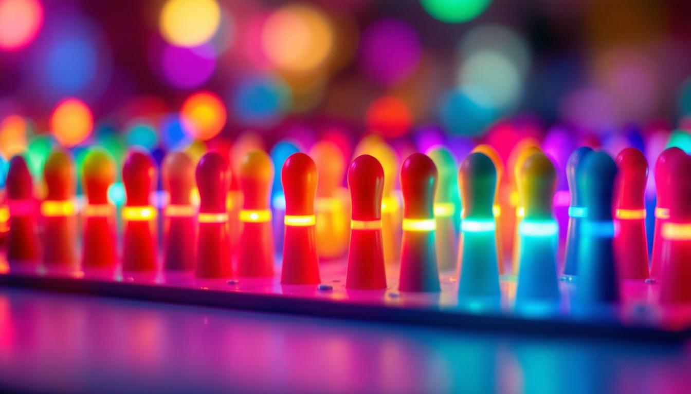 A photograph of a vibrant