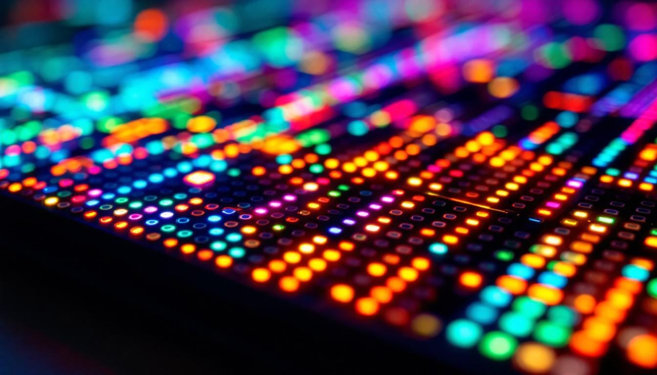 A photograph of a vibrant