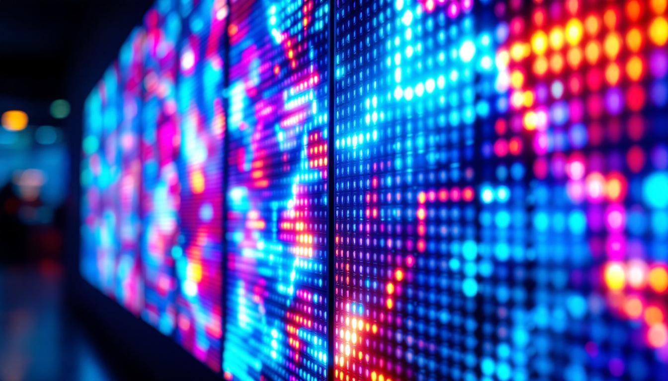 A photograph of a vibrant