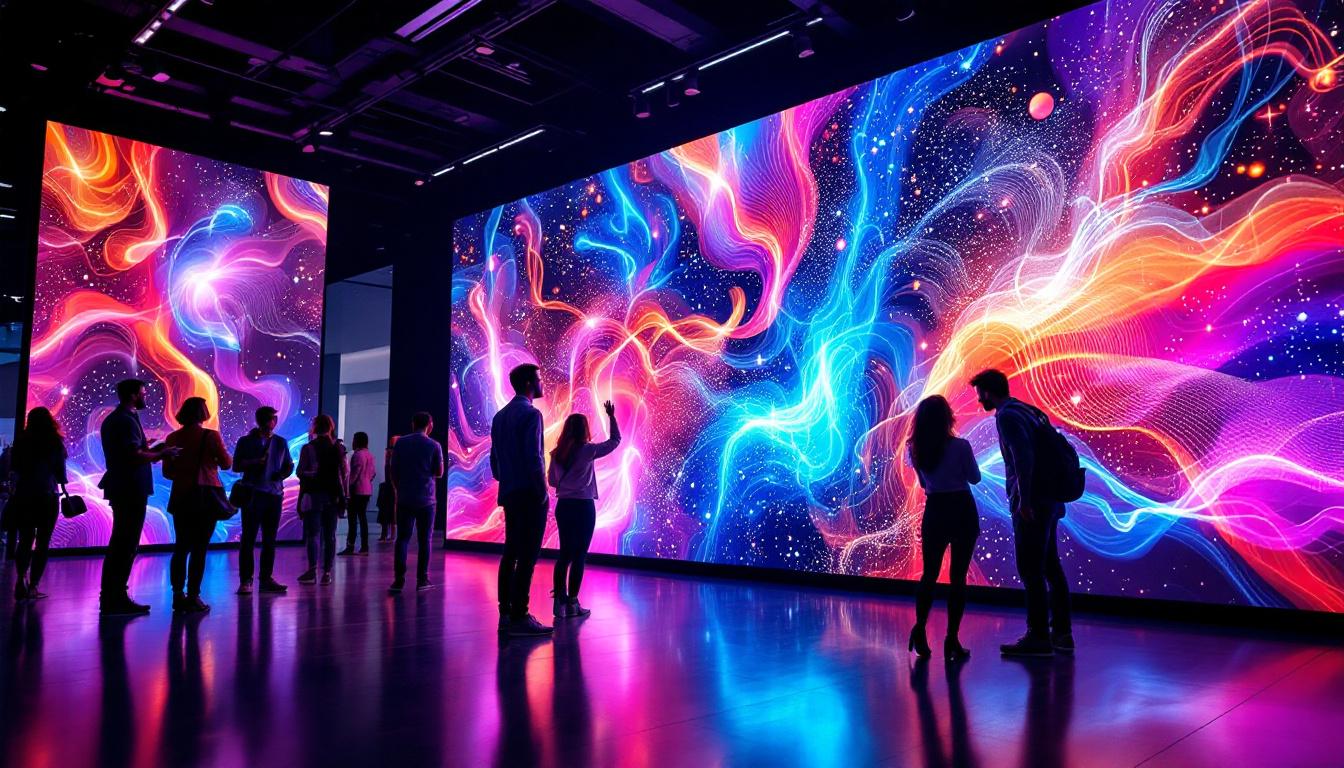 A photograph of a vibrant