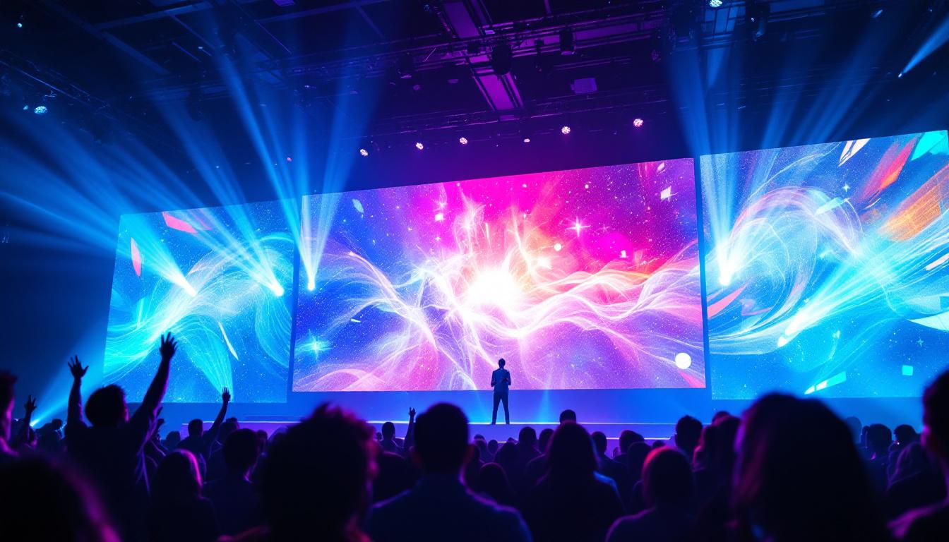 A photograph of a vibrant