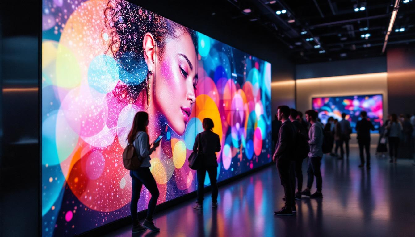 A photograph of a vibrant