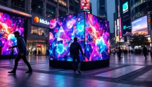 A photograph of a vibrant