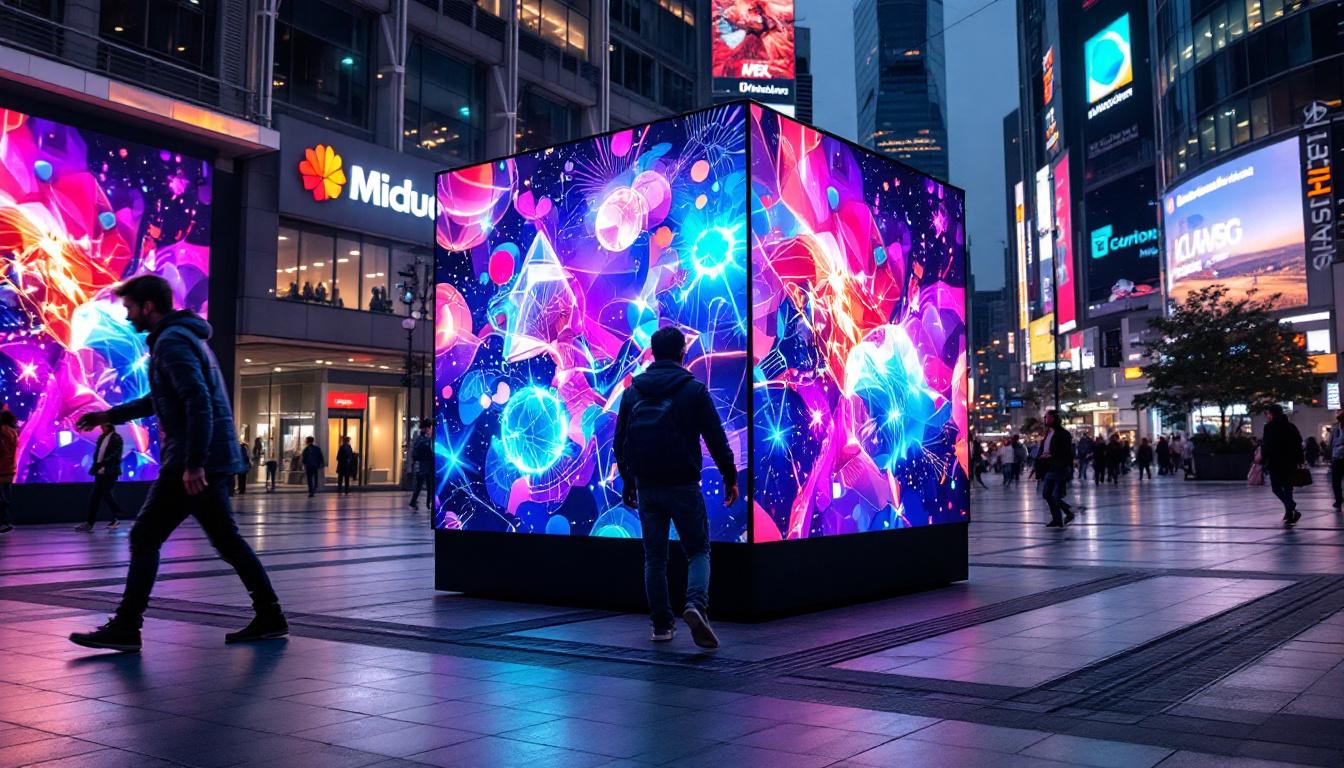 A photograph of a vibrant