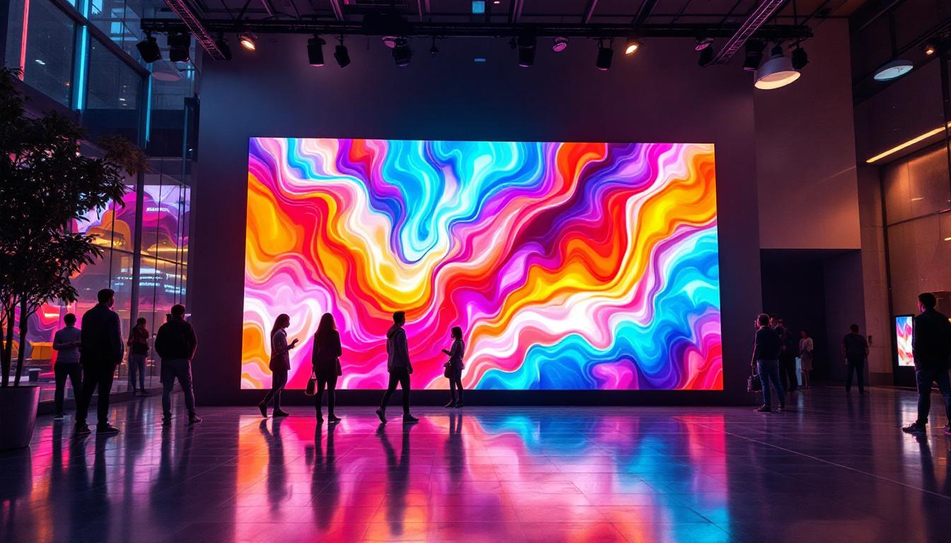 A photograph of a vibrant