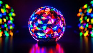 A photograph of a vibrant
