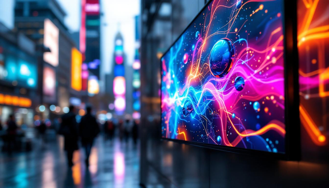 A photograph of a vibrant