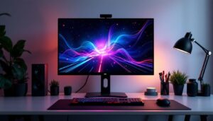 A photograph of a sleek