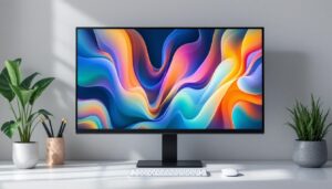 A photograph of a sleek