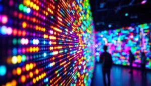 A photograph of a vibrant
