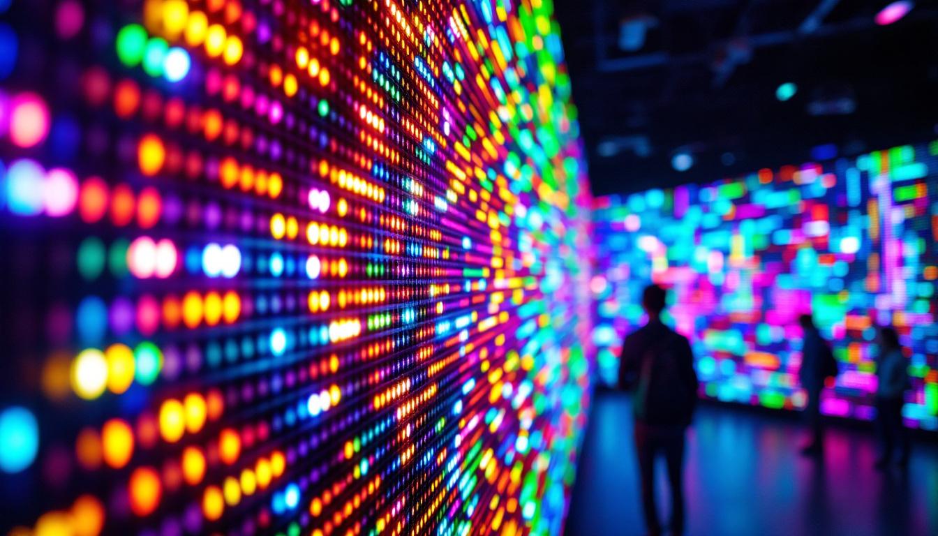 A photograph of a vibrant