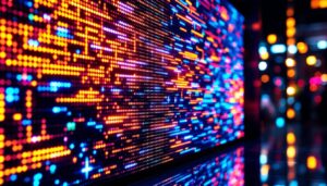 A photograph of a vibrant