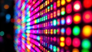 A photograph of a vibrant