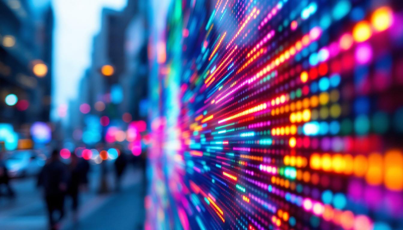 A photograph of a vibrant