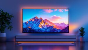 A photograph of a sleek