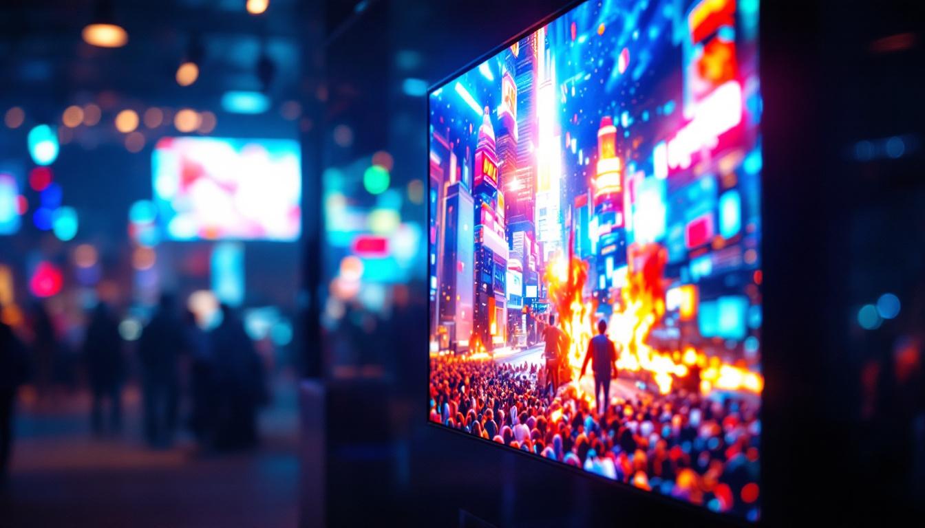 A photograph of a vibrant