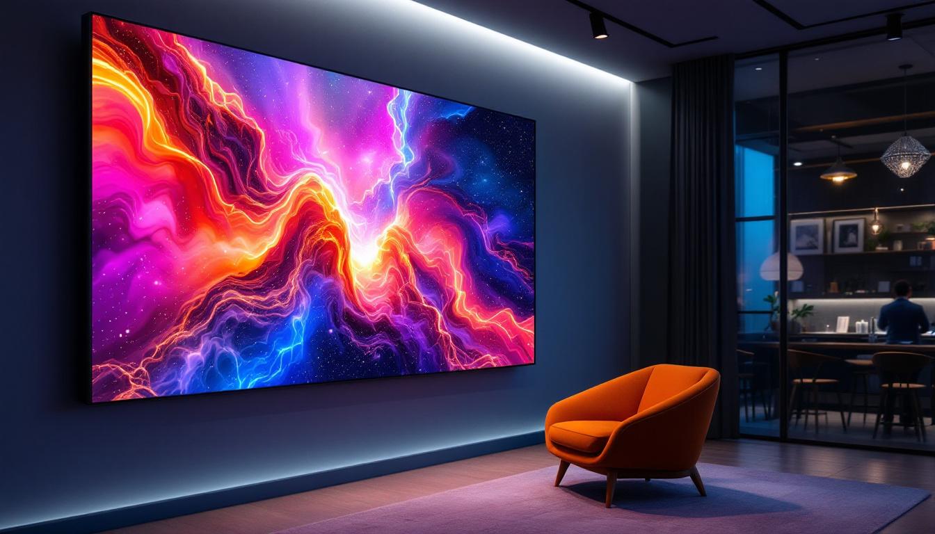 A photograph of a vibrant