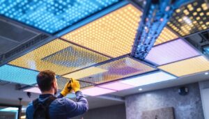 A photograph of a well-lit