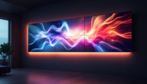 A photograph of a sleek