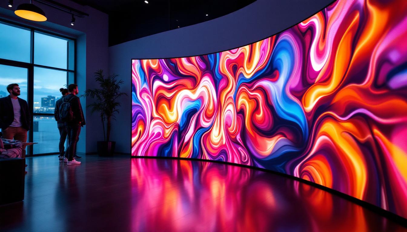 A photograph of a vibrant