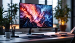 A photograph of a sleek