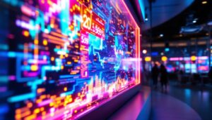 A photograph of a vibrant