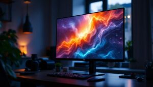 A photograph of a sleek