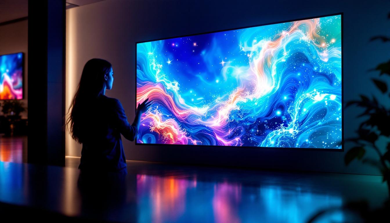 A photograph of a sleek