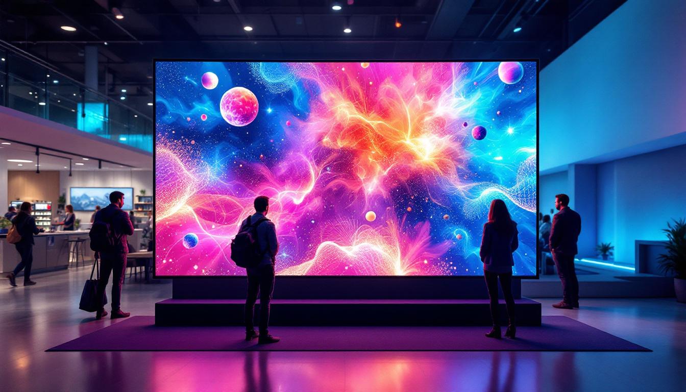 A photograph of a vibrant