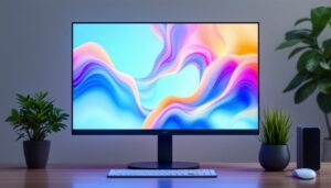 A photograph of a sleek